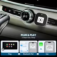 2-in-1 Wireless CarPlay & Android Auto Adapter (Plug & Play USB Dongle)
